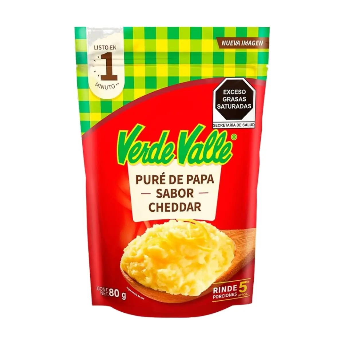 Pure de papá con sabor a queso Verde Valle (80 g / 2.82 oz)