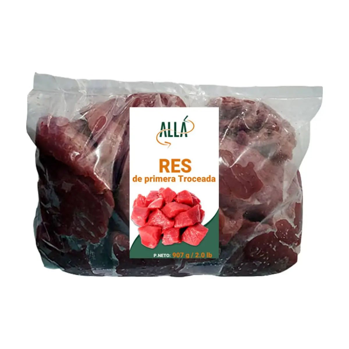 Carne de res de primera troceada ALLÁ (907 g / 2 lb) - Miniatura 4