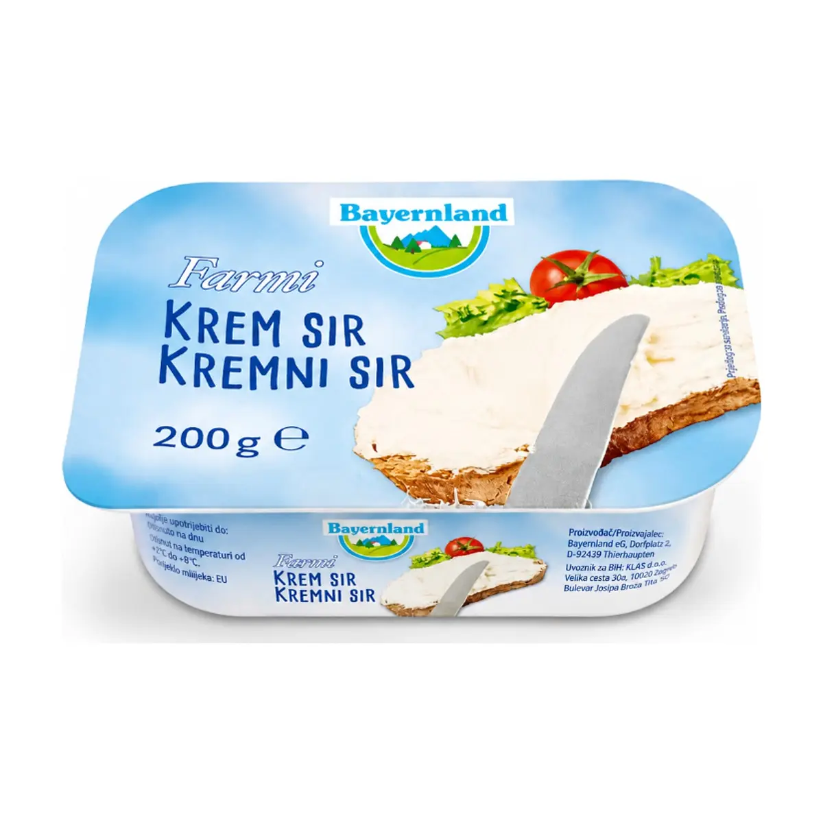 Queso crema Bayernland (200g / 7.05 oz) - Miniatura 1