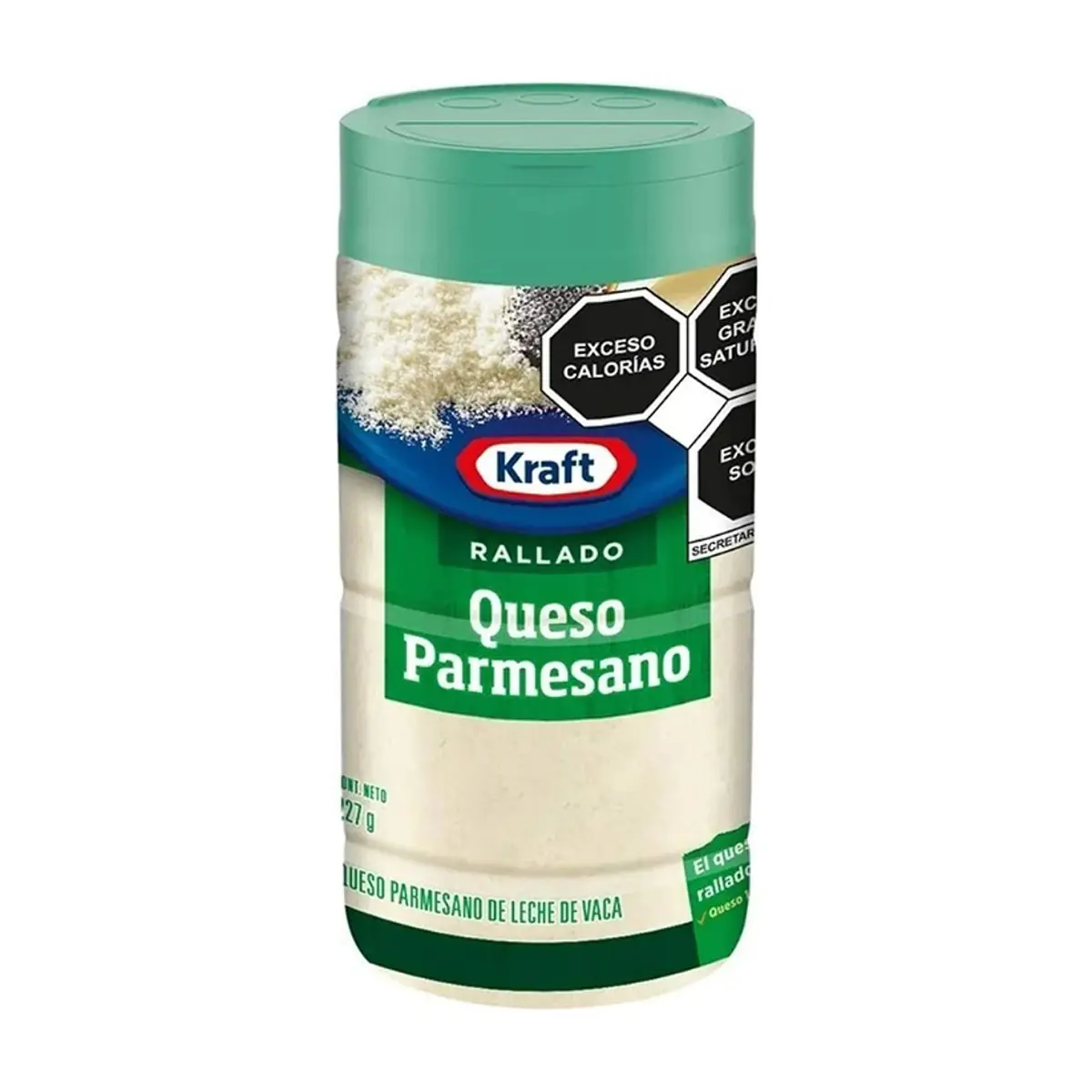 Queso parmesano rallado de leche de vaca Kraft (227 g / 8.01 oz)