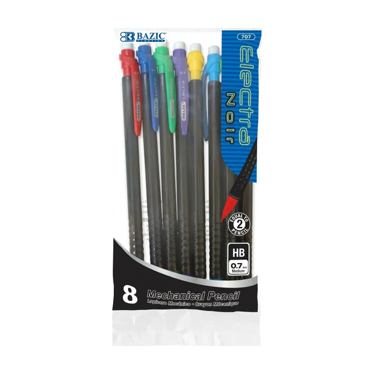 Juego de portaminas 0.7 mm Electra Bazic (8 U)