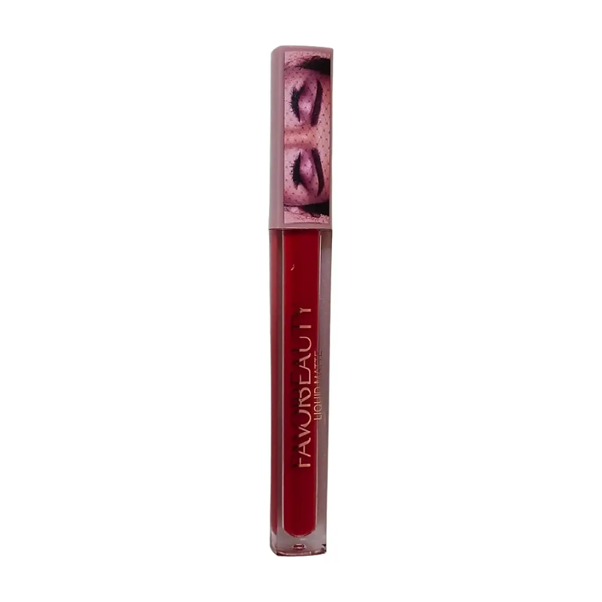 Sombra para ojos color rojo tomate mate Favor Beauty