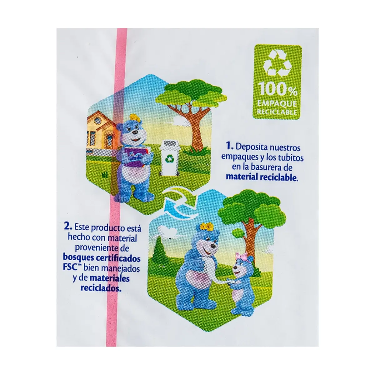 Servilletas de doble capa plegadas en dos medianas AcolchaMAX (100 U) - Thumbnail 2
