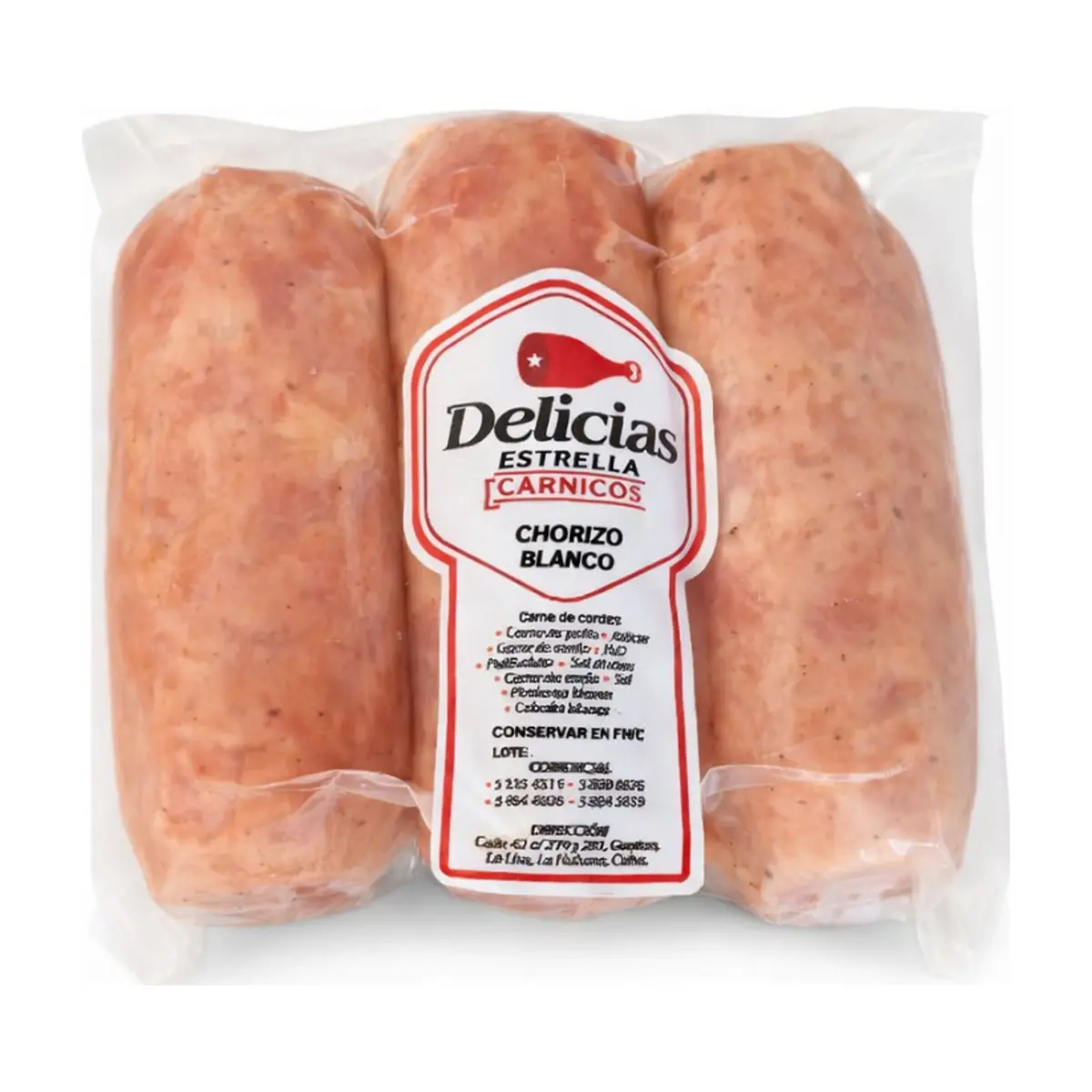 Chorizo blanco Delicias Estrella (240 g / 8.46 oz)