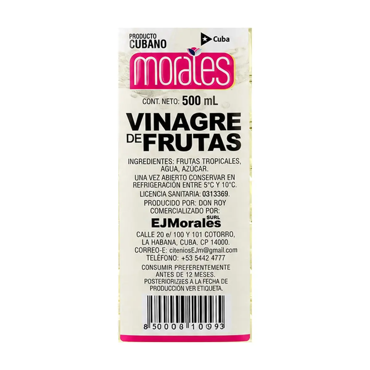Vinagre de frutas tropicales Morales (500 ml) - Thumbnail 2