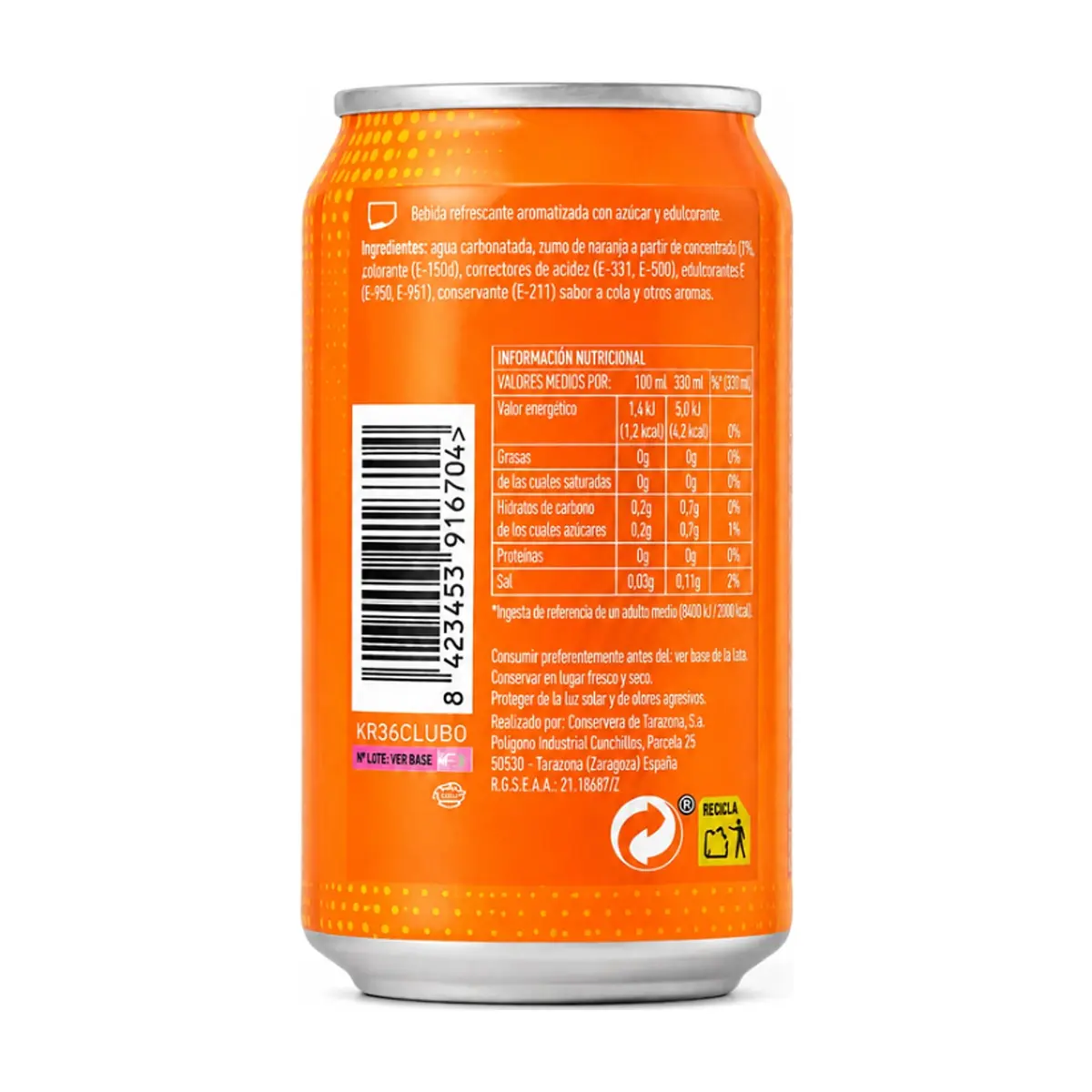 Refresco de naranja Sublime (330 ml) - Miniatura 3
