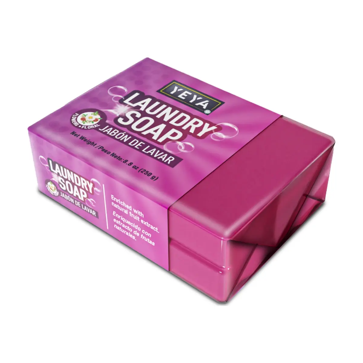 Jabón de lavar con aroma floral YEYA (250 g / 8.8 oz) - Thumbnail 2
