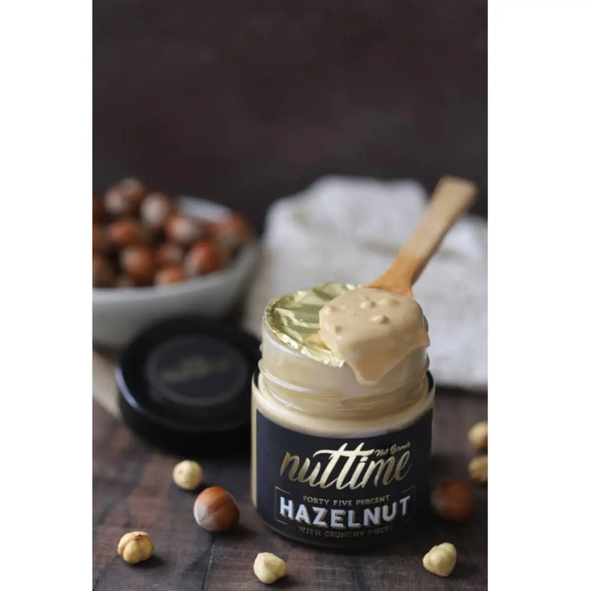 Crema de avellanas para untar Nuttime (4 x 250 g / 8.80 oz) - Thumbnail 2