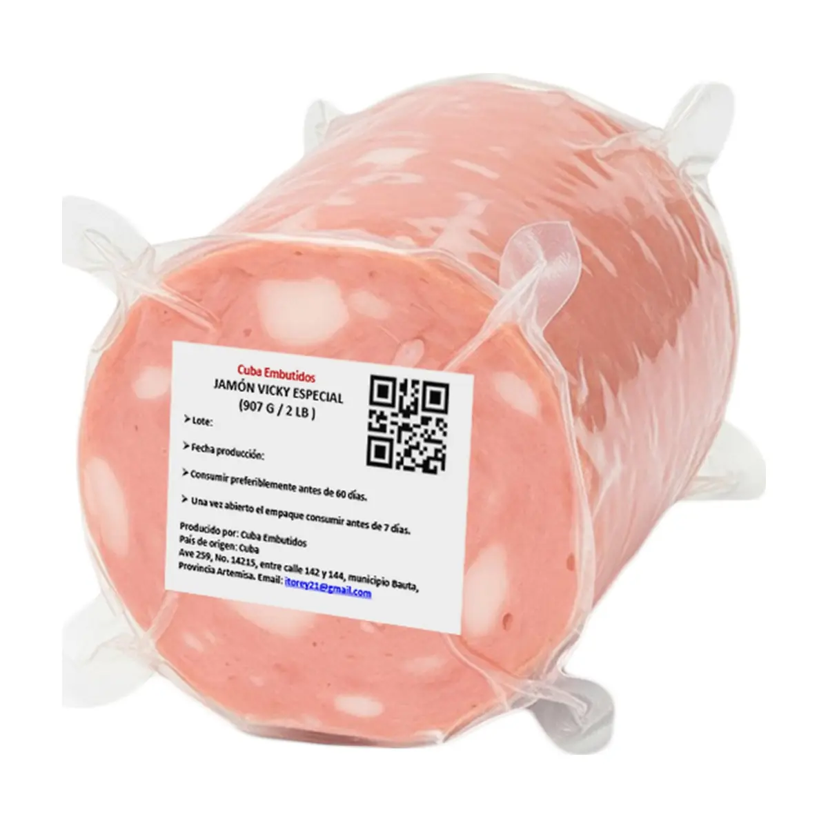 Jamón vicky especial Cuba Embutidos (907 g / 2 lb) - Thumbnail 3
