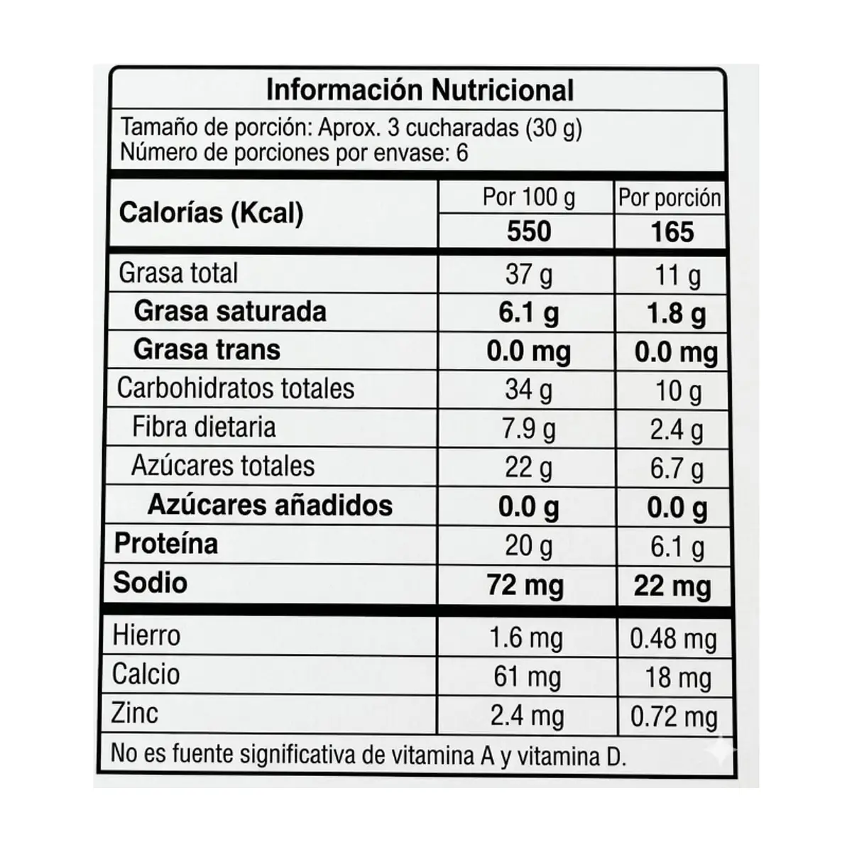 Mezcla de maní salado y uvas pasas La especial (180 g / 6.35 oz) - Thumbnail 3