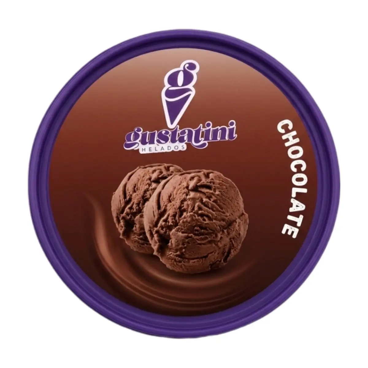 Helado de chocolate Gustatini (500 ml) - Thumbnail 4