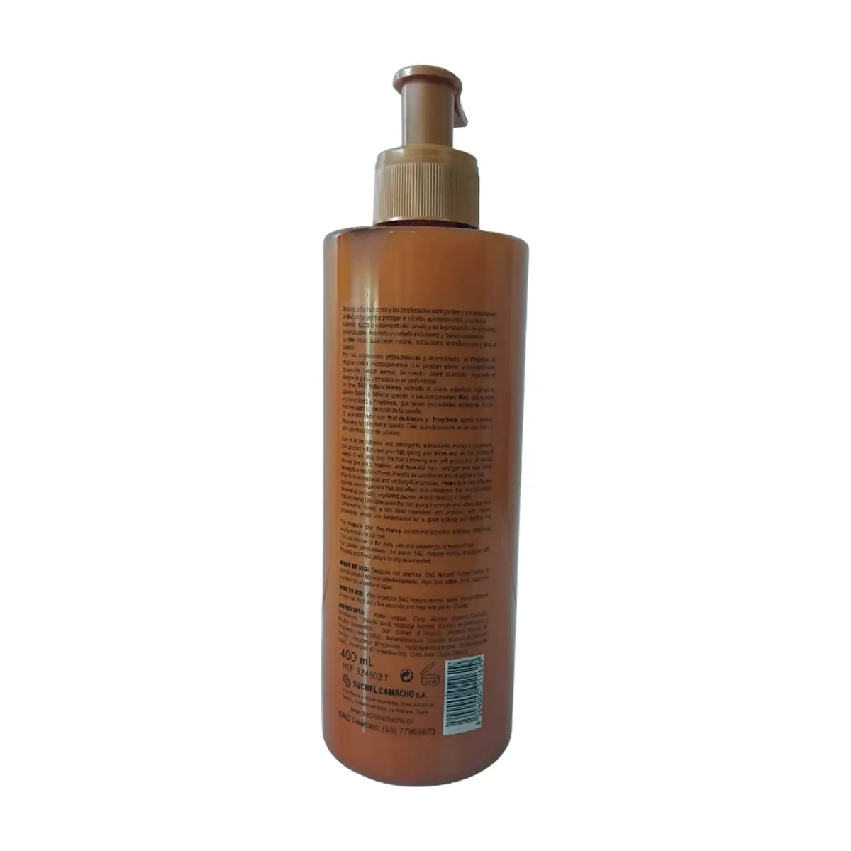 Acondicionador con miel de abejas y propóleos Natural Honey S&C (400 ml) - Miniatura 2