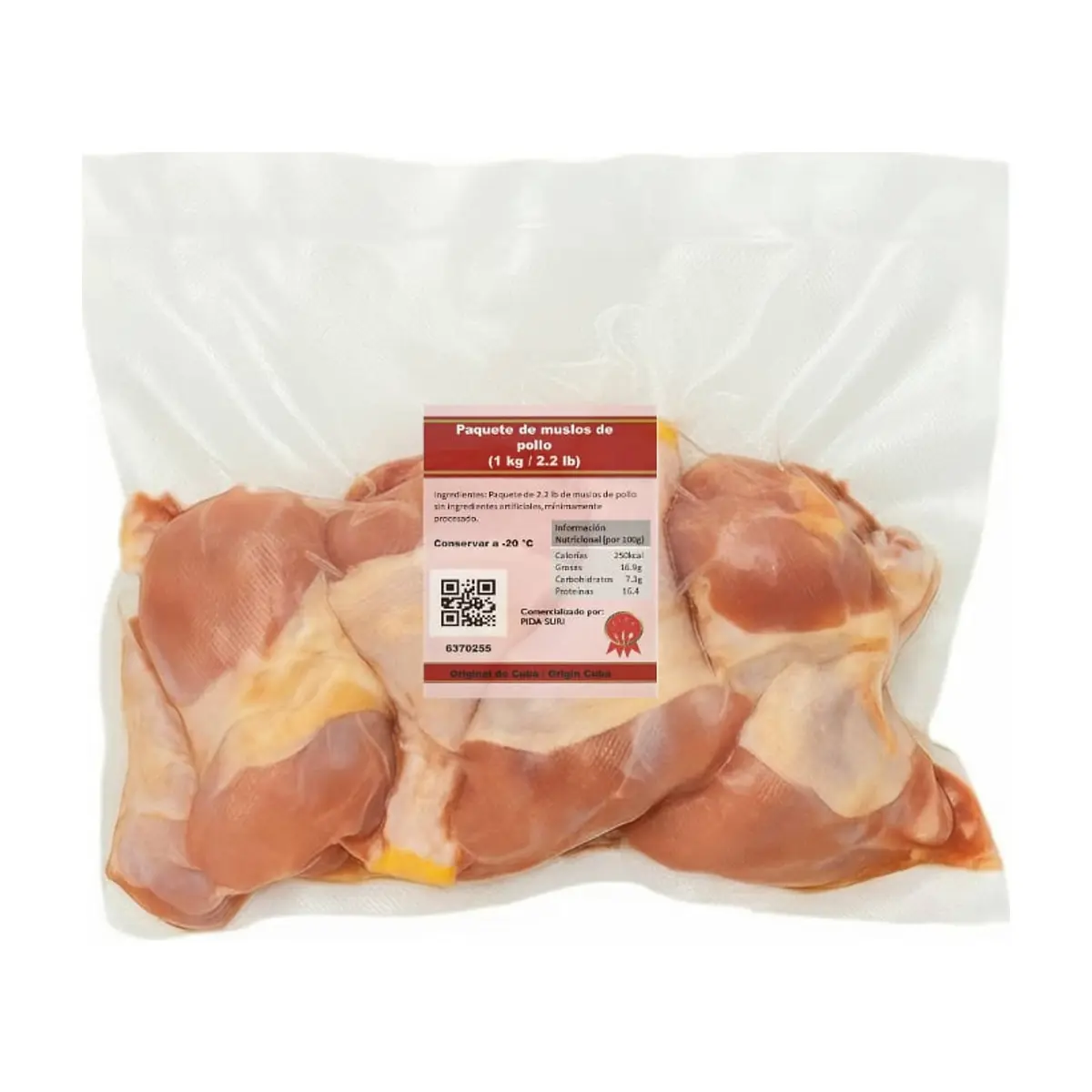 Paquete de muslos de pollo Pida (1 kg / 2.2 lb) - Thumbnail 2