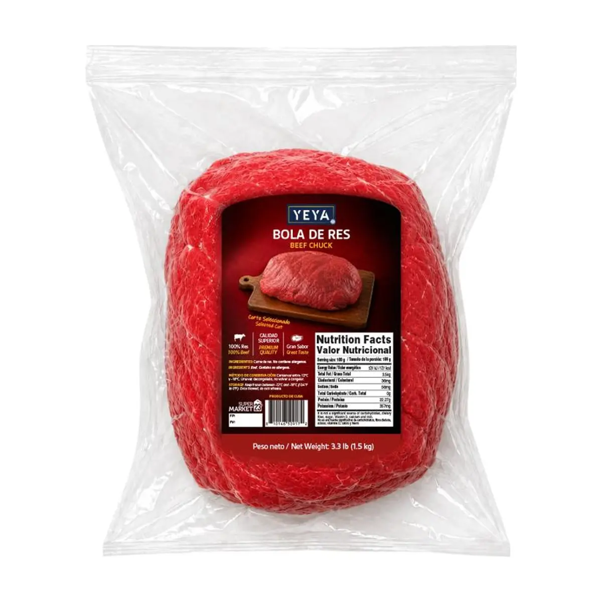Bola de res YEYA (1.5 kg / 3.3 lb) - Miniatura 1