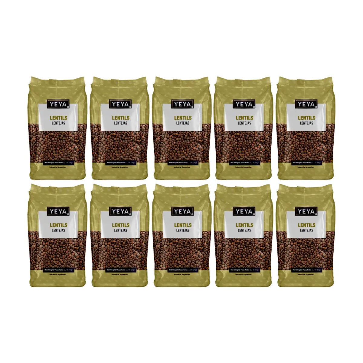 Lentejas Yeya (10 x 1 kg / 2.2 lb) - Miniatura 1