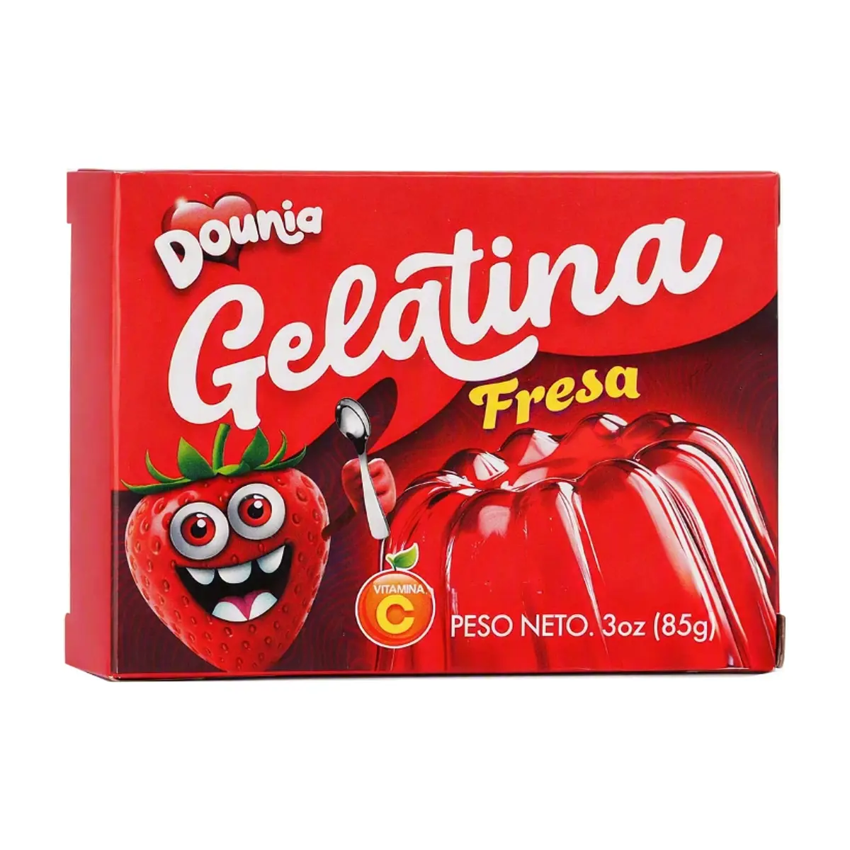 Gelatina con sabor a fresa Dounia (85 g / 3 oz) - Thumbnail 6