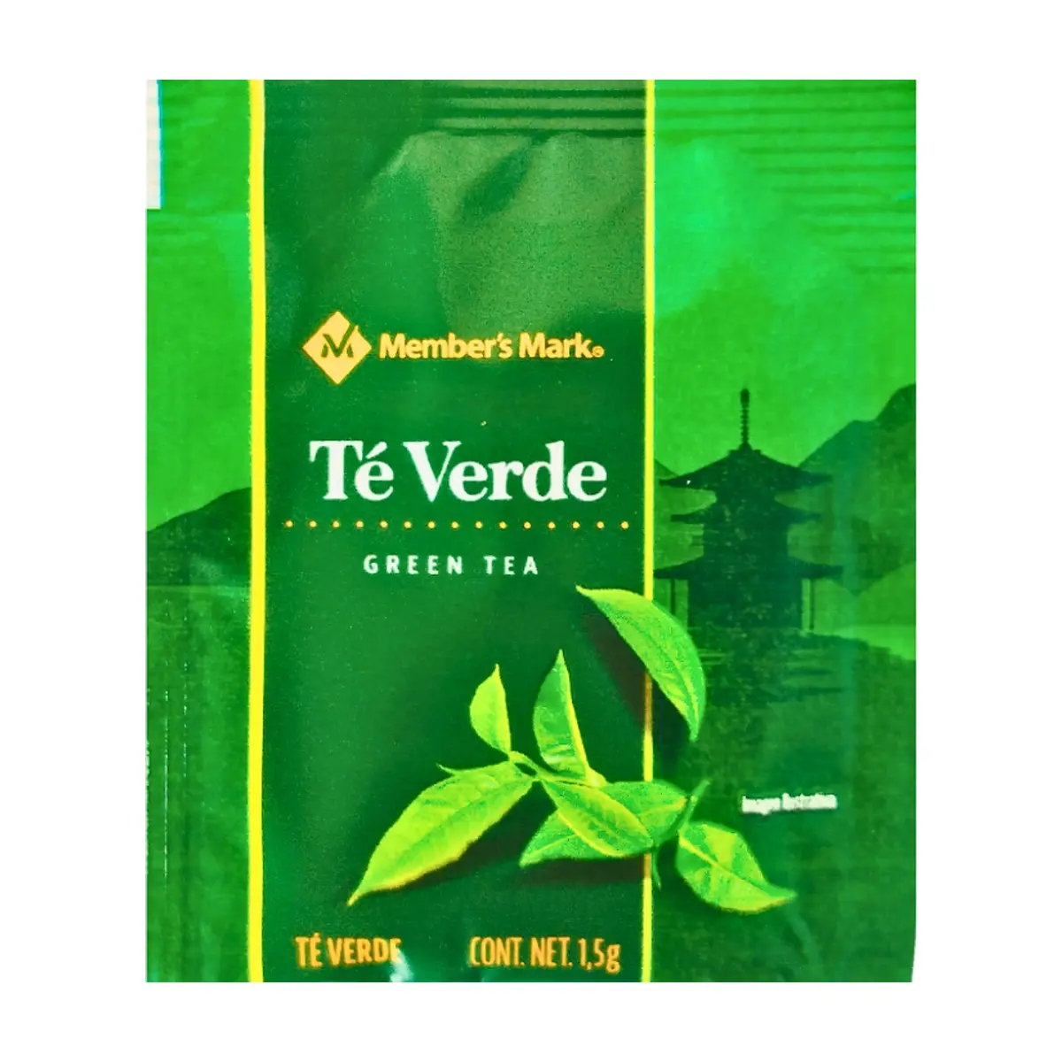 Bolsa de té verde Member's Mark (1.5 g)