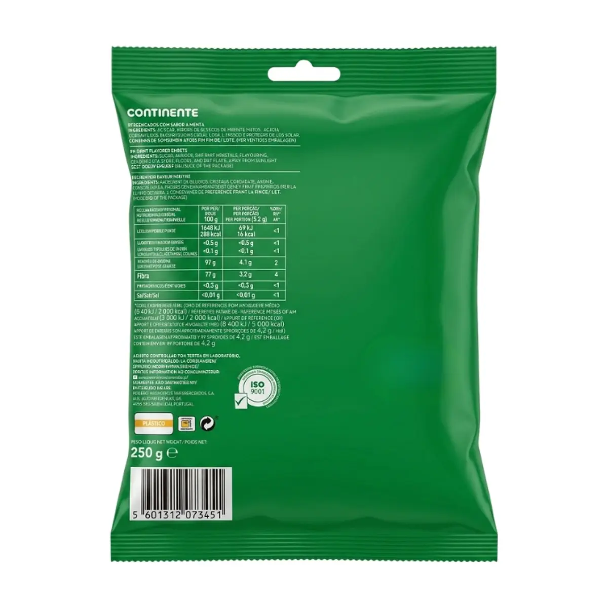 Caramelos de mentol Continente (250 g / 8.82 oz) - Thumbnail 2