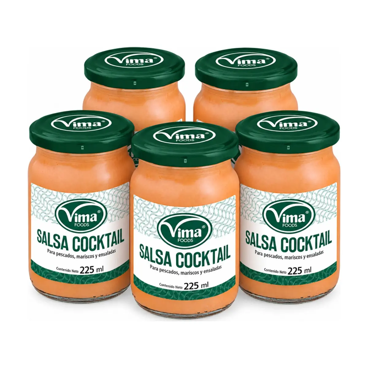 Salsa cocktail Vima Foods (5 x 225 ml) - Imagen 1