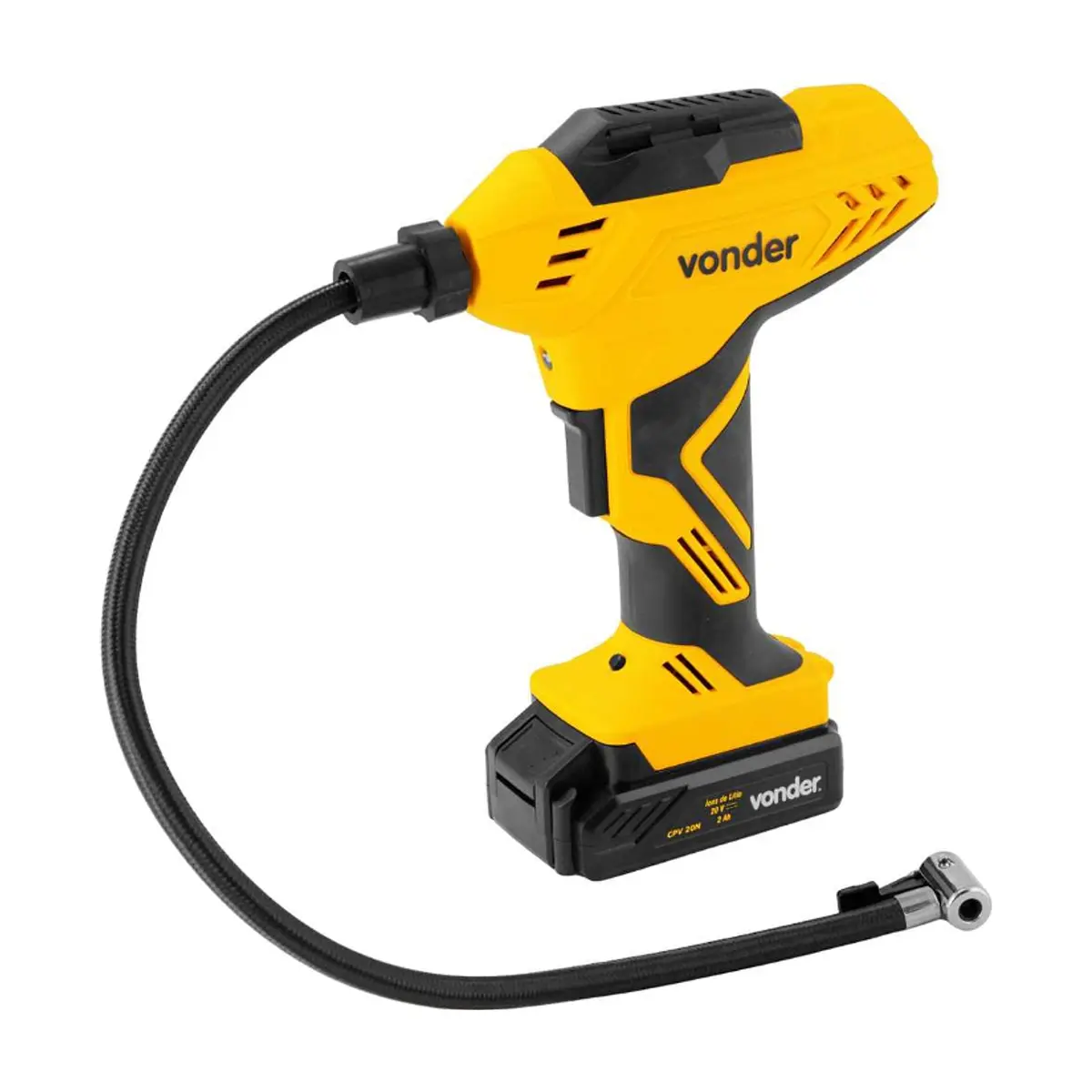 Compresor de aire tipo pistola de 20 V Vonder CPV20N
