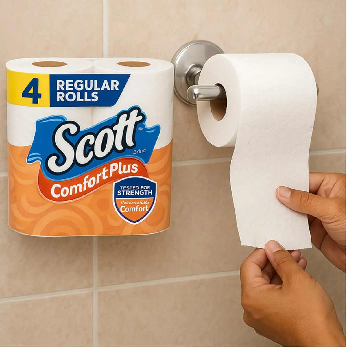 Papel sanitario doméstico Scott Brand (4 U) - Thumbnail 3