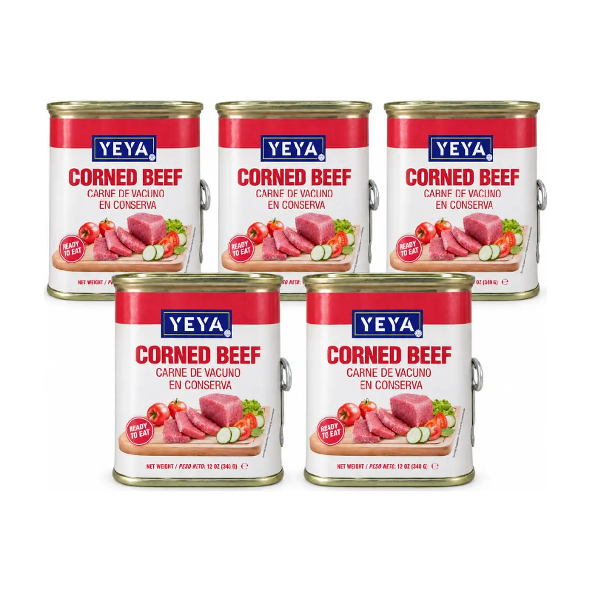 Carne de res en conserva - spam - Yeya ( 5 x 340 g / 12 oz)