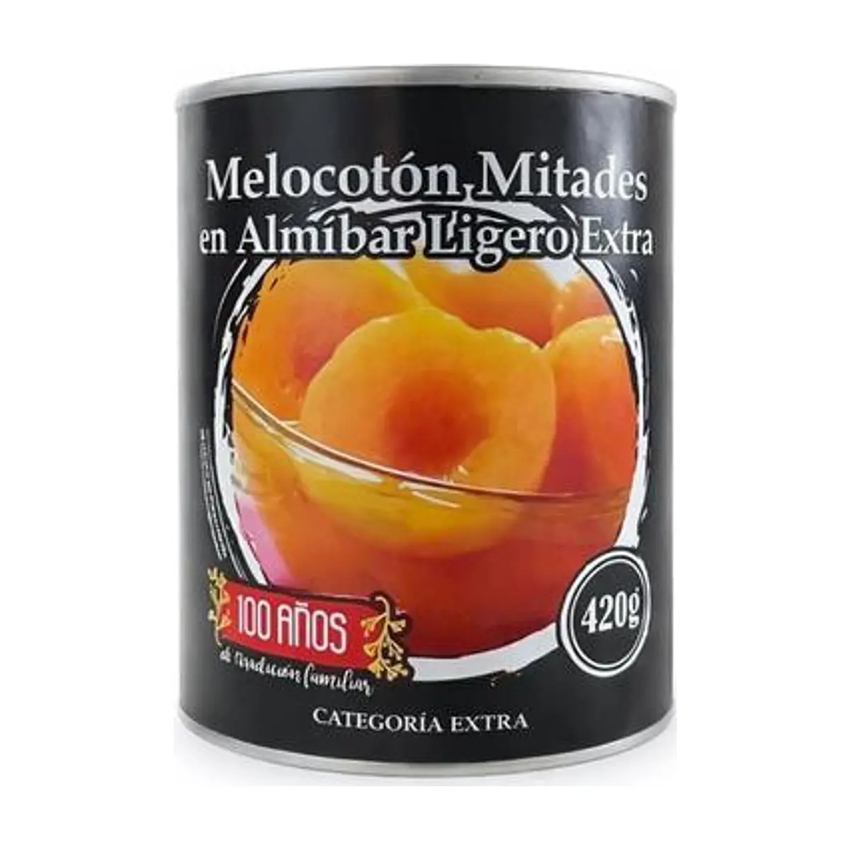 Peach Halves in Syrup (420 gr) LA CAYETANA