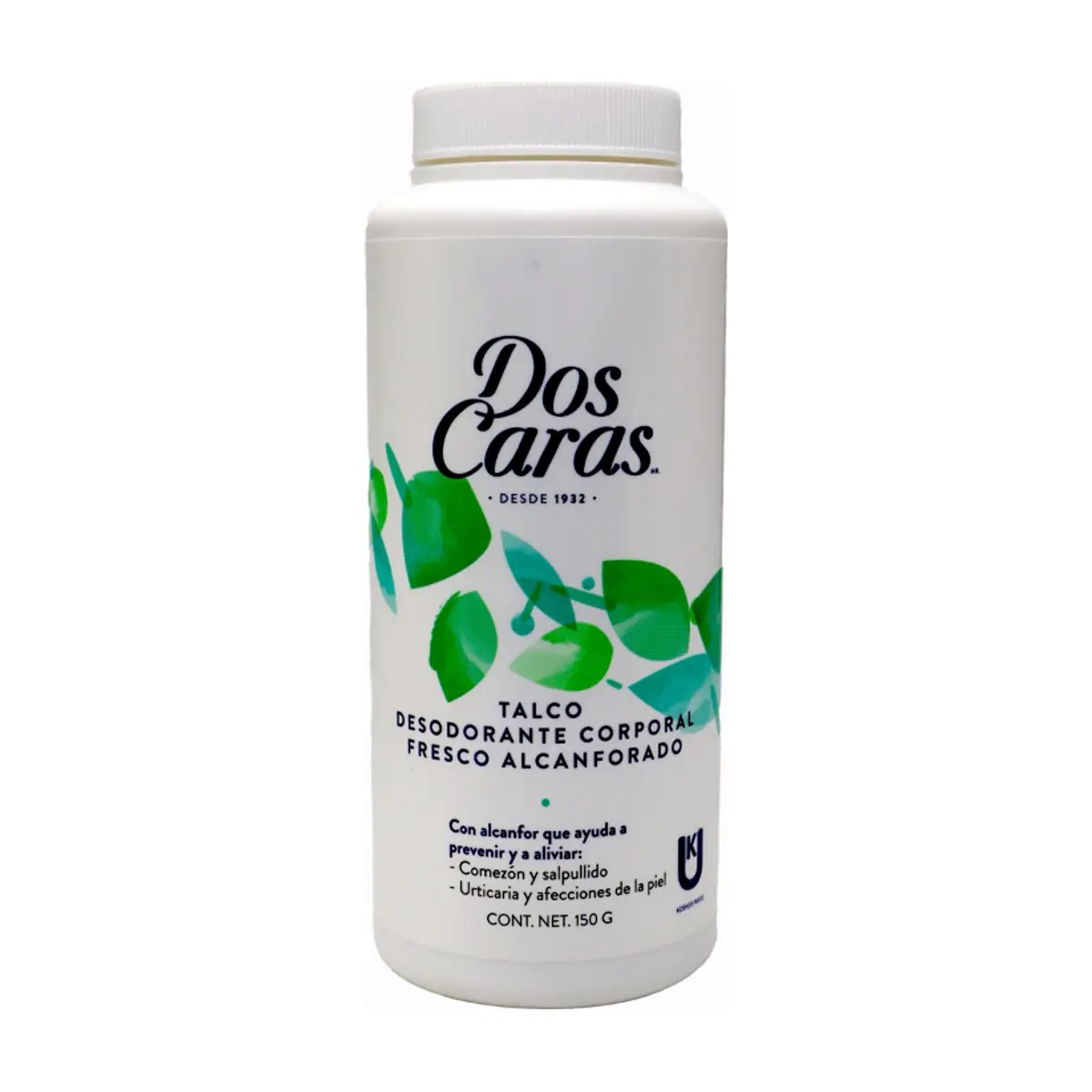 Talco corporal fresco alcanforado Dos Caras (150 g / 6.2 oz) - Thumbnail 5