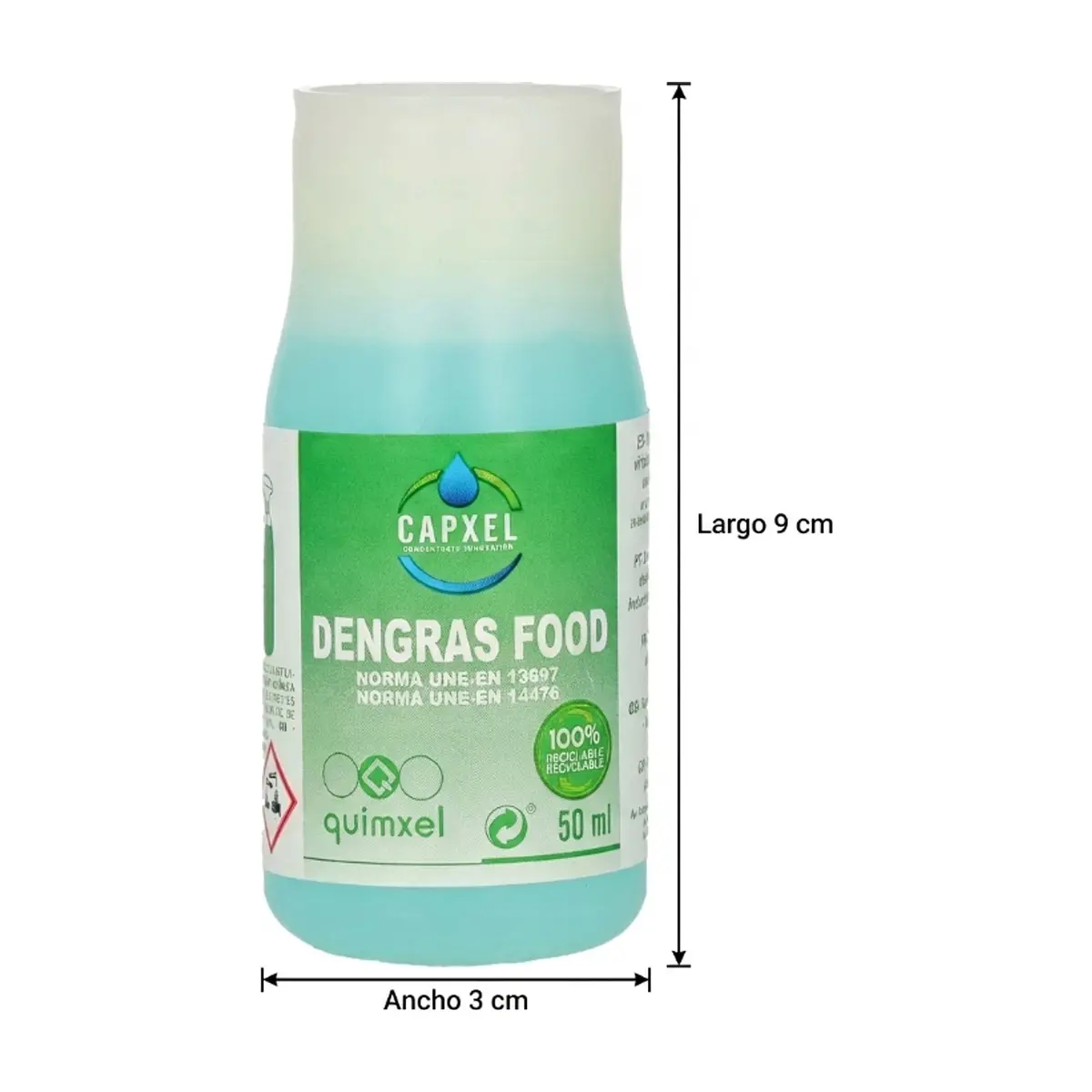 Desengrasante veridicida desinfectante Capxel (50 ml)
