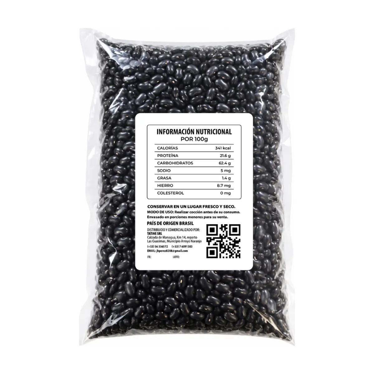Frijoles negros Tatine (3 x 454 g / 1 lb) - Thumbnail 3