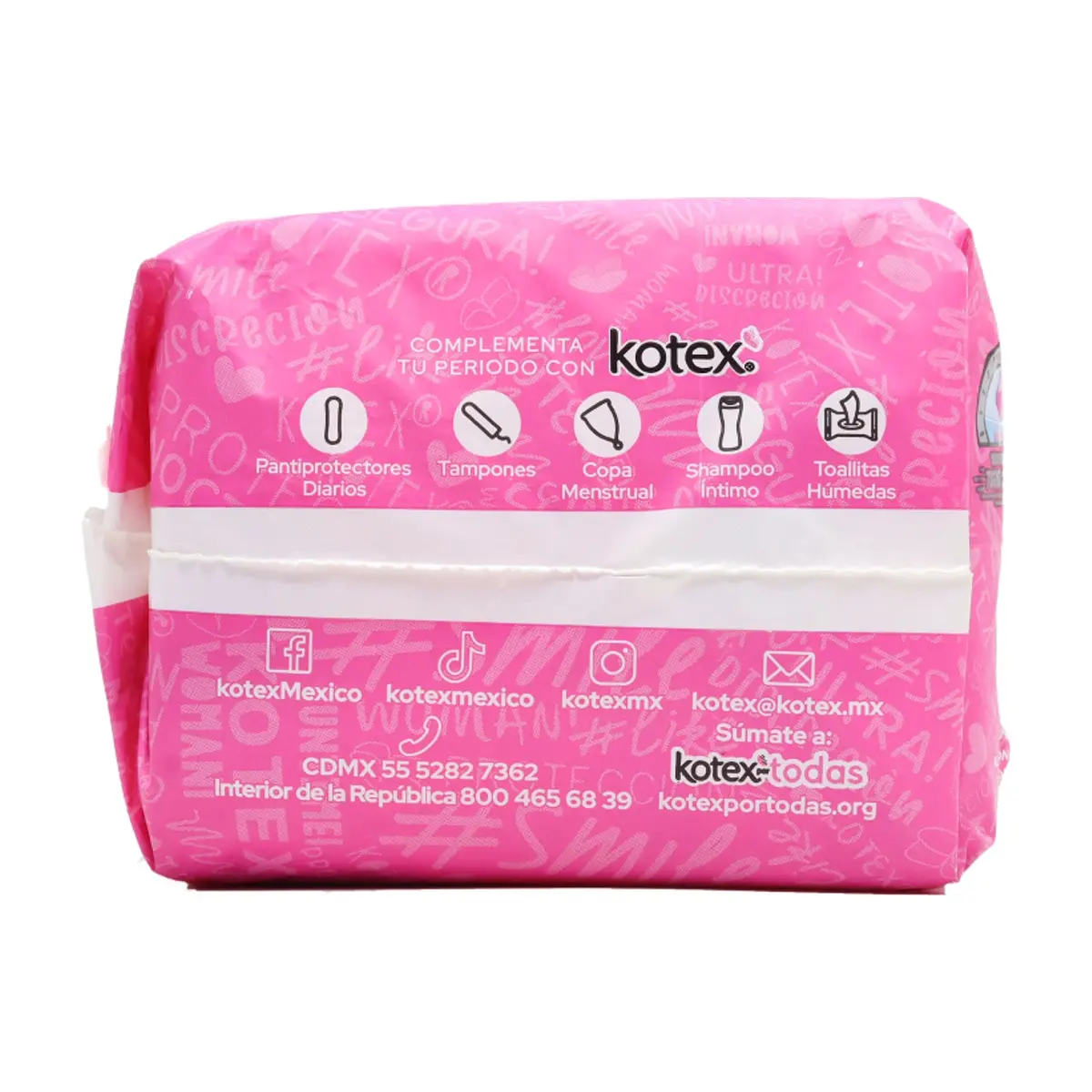 Almohadillas sanitarias regular con alas Kotex Unika (8 U) - Thumbnail 6