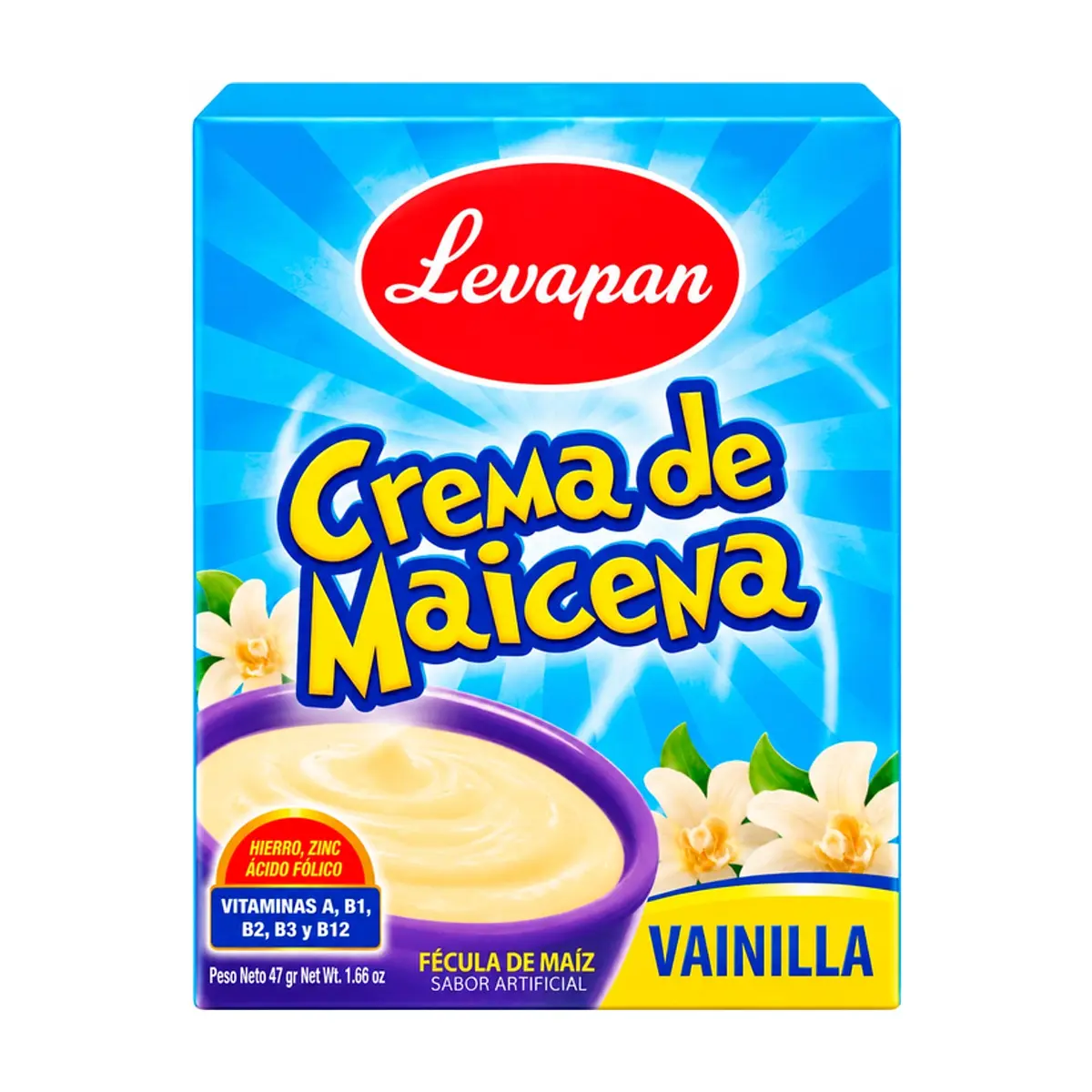 Crema de maicena con sabor a vainilla Levapan (47 g / 1.66 oz)