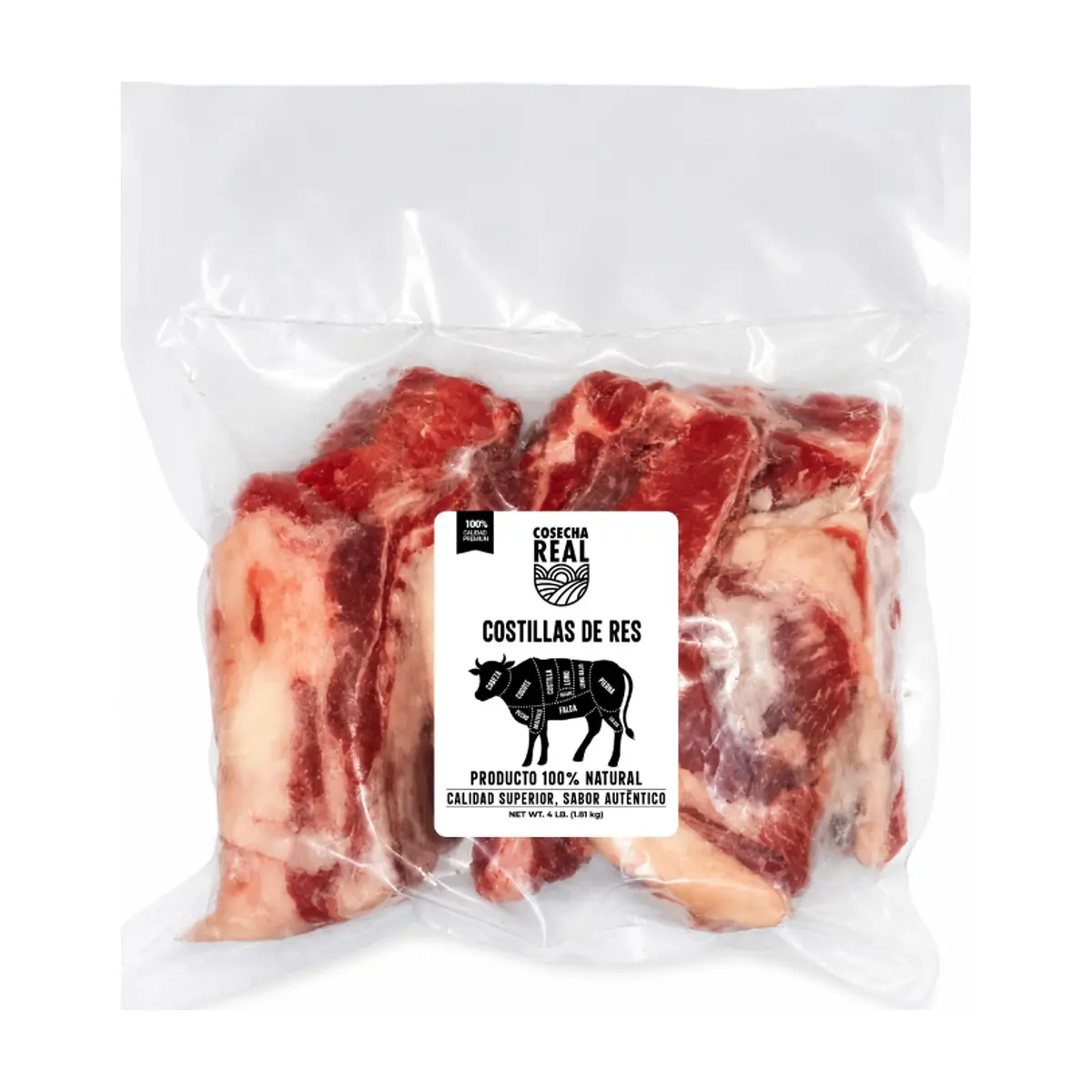 Costillas de res Cosecha Real (1.81 kg / 4 lb) - Thumbnail 2