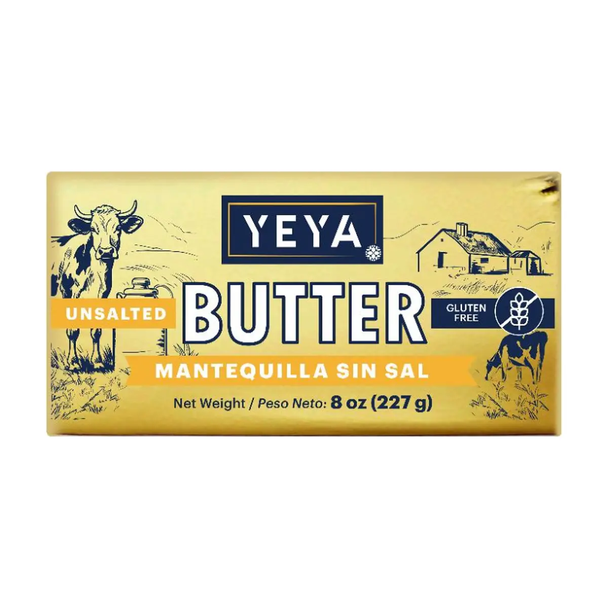 Mantequilla sin sal YEYA (3 x 227 g / 8 oz) - Thumbnail 3