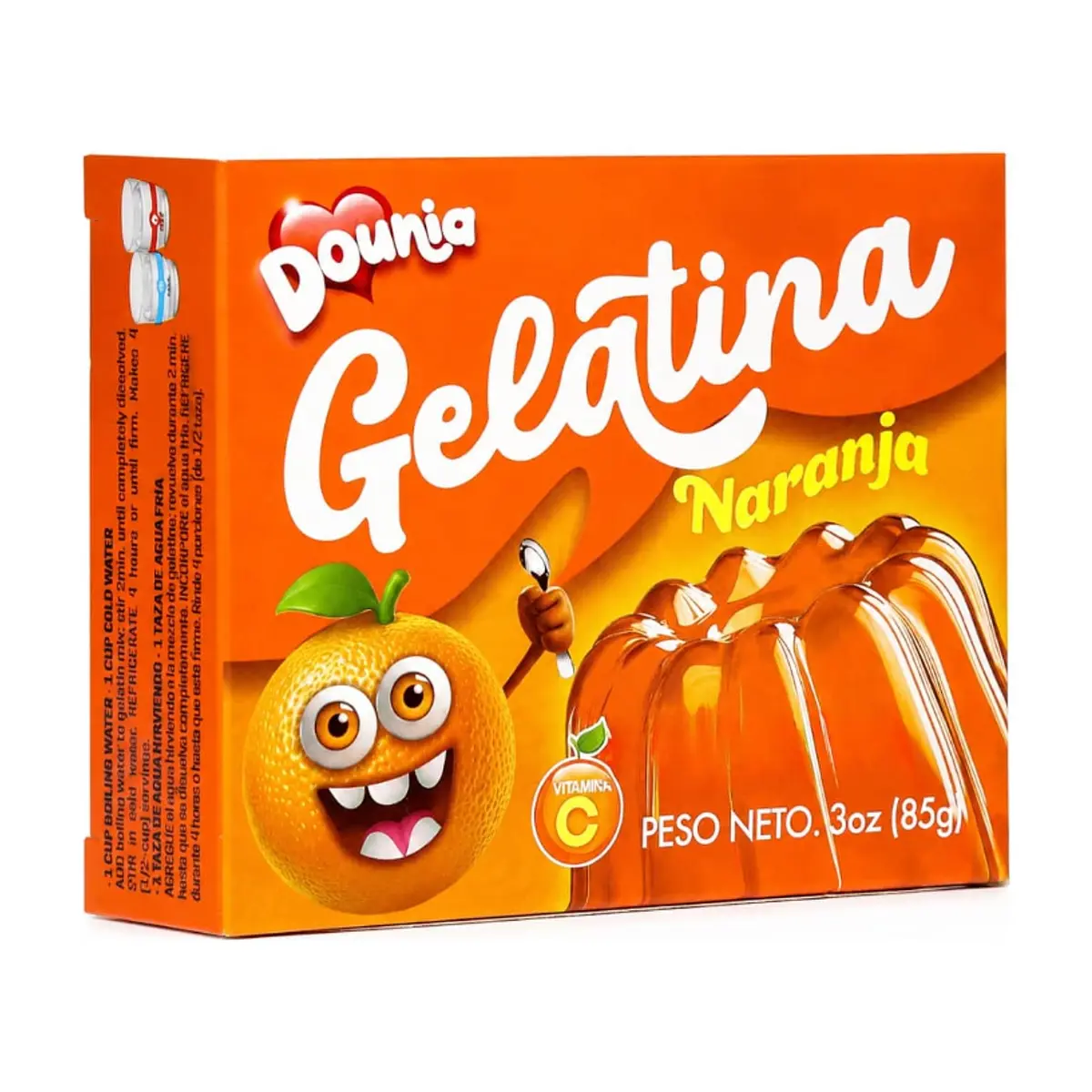 Gelatina con sabor a naranja Dounia (85 g / 3 oz) - Miniatura 1