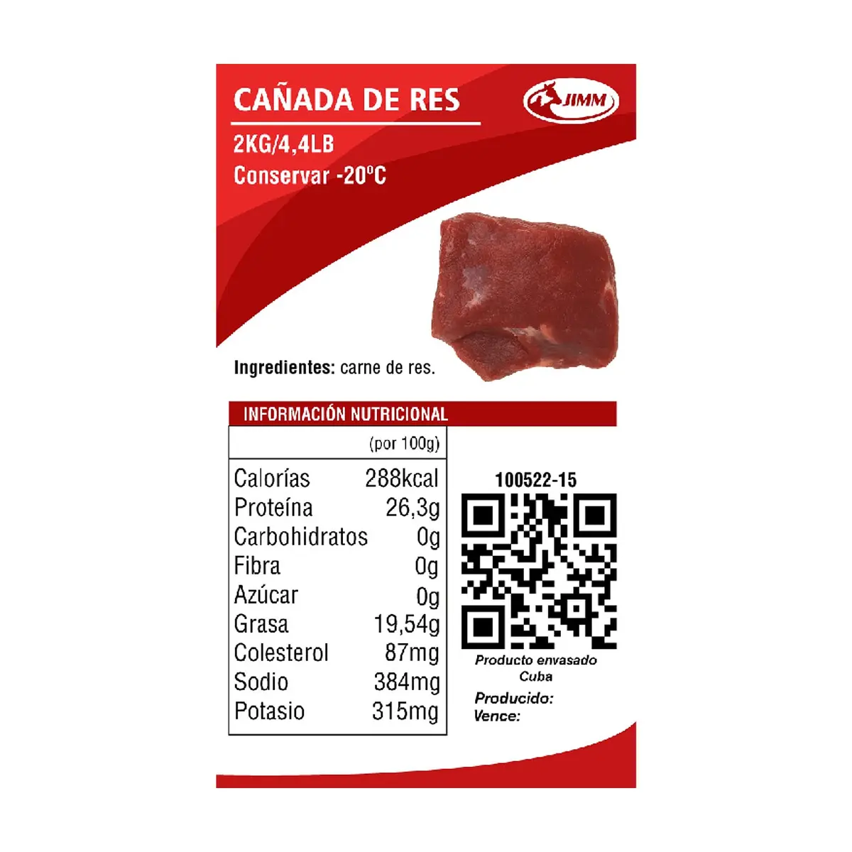 Cañada de res Jimm (2.0 kg / 4.4 lb) - Thumbnail 4