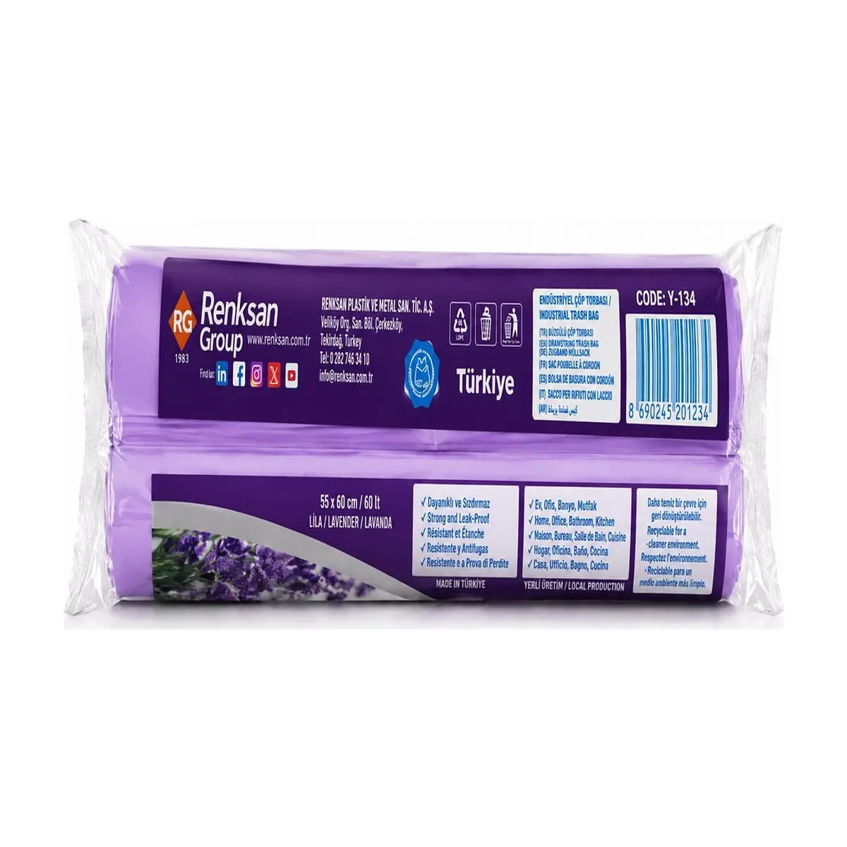 Bolsas de basura con pliegues con aroma a lavanda Floppy (10 U) - Thumbnail 2