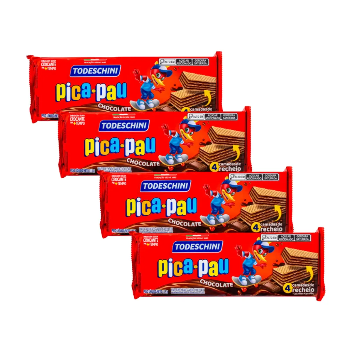 Sorbeto de chocolate pica pau Todeschini (115 g / 4.06 oz)