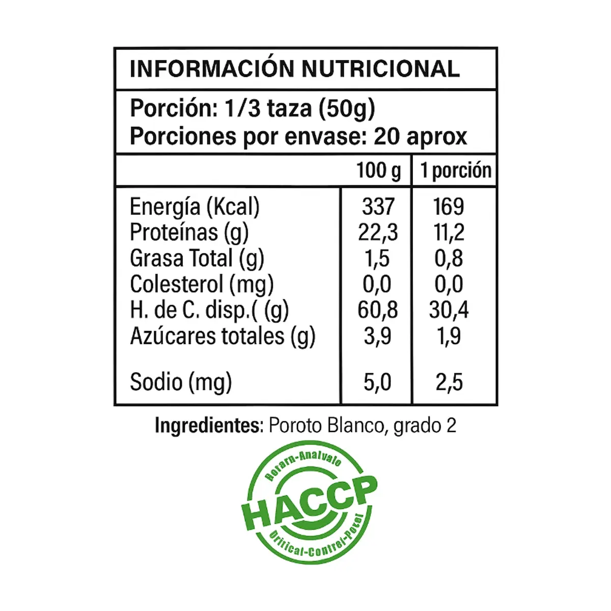 Poroto blancos Los Granos (1kg / 2.2lb) - Thumbnail 3