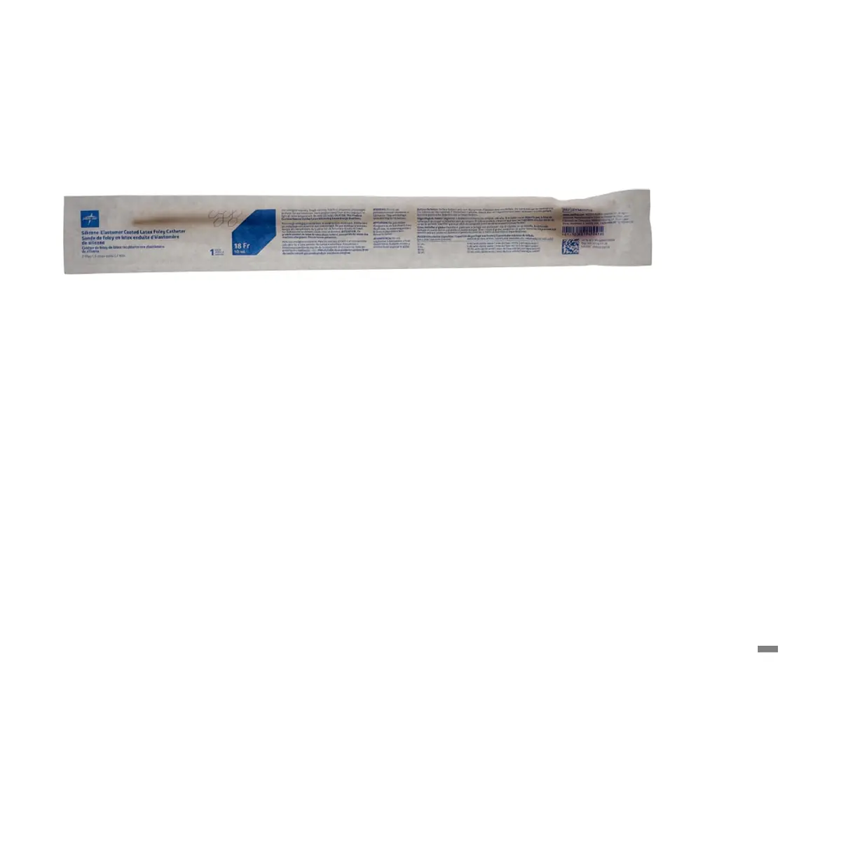 Catéter foley 2 vías de silicona Medline (18 Fr 10 mL) - Thumbnail 3