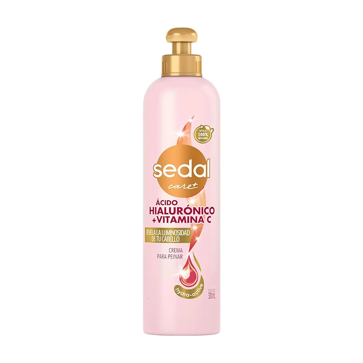 Crema para peinar Ácido Hialurónico Vitamina C Sedal (300 ml)
