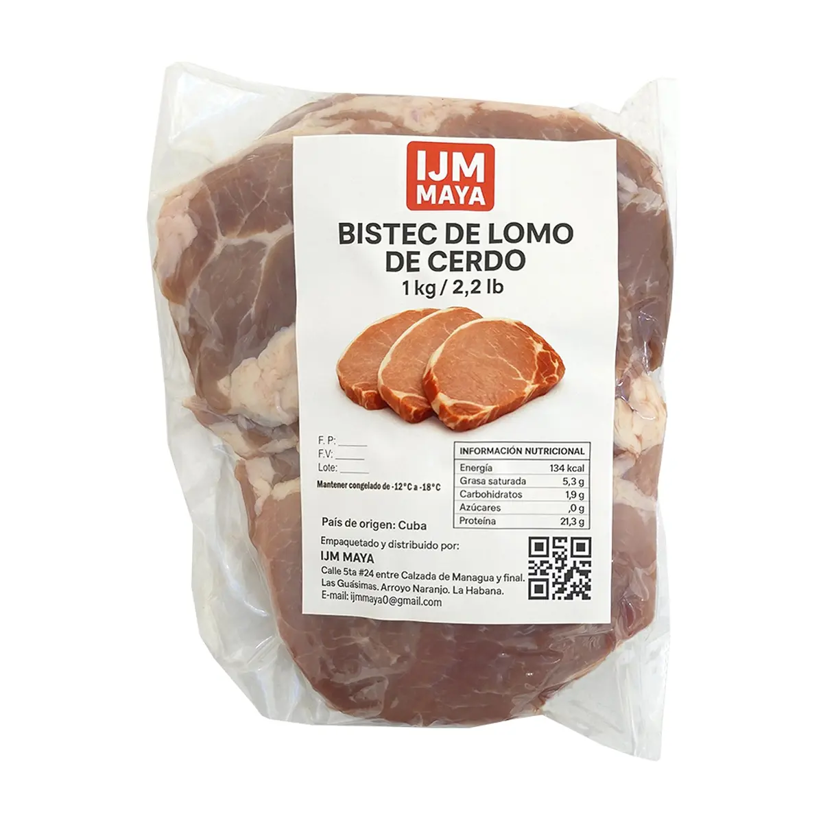 Bistec de lomo de cerdo IJM Maya (1 kg / 2.2 lb) - Thumbnail 3