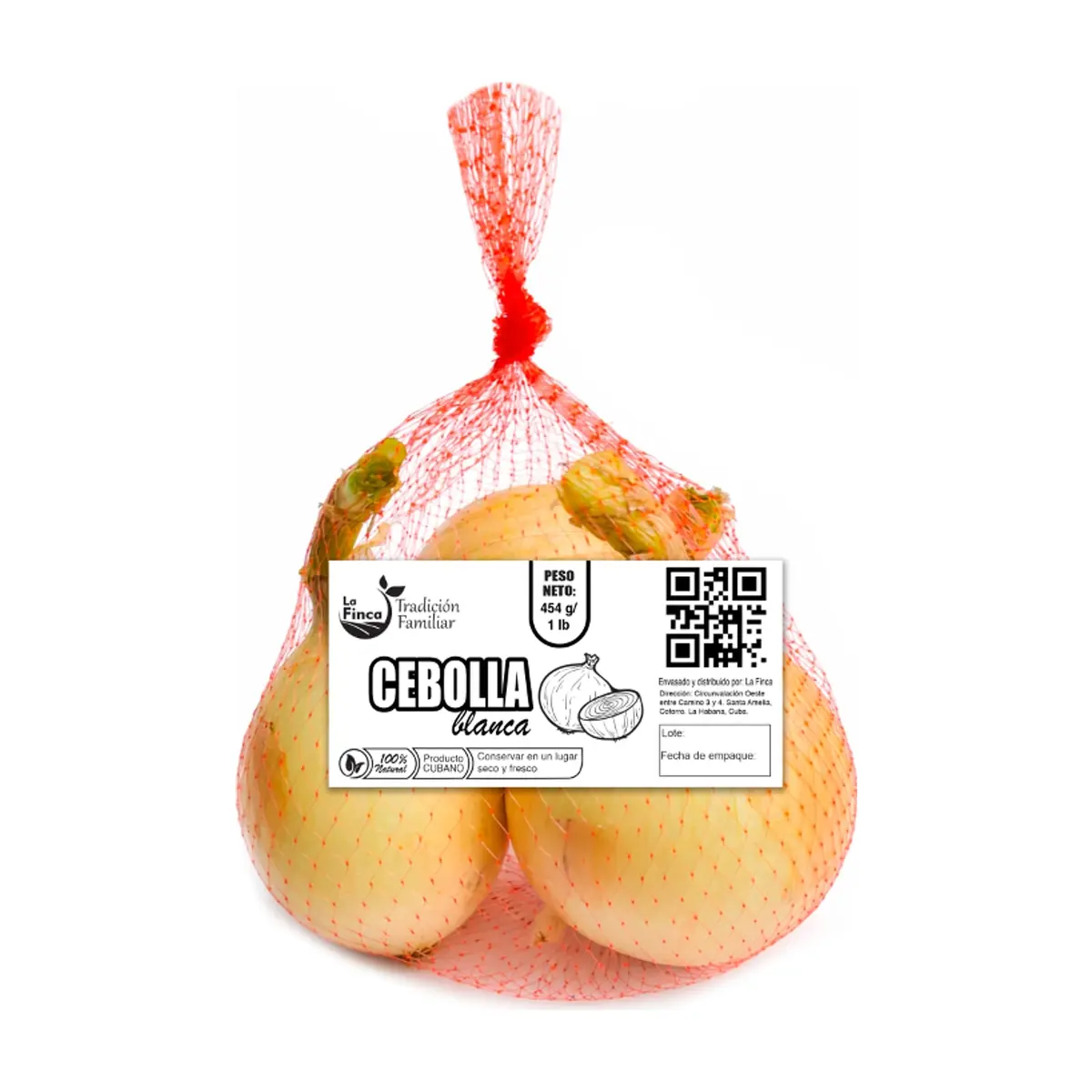Cebolla blanca La Finca (454 g / 1 lb) - Thumbnail 2