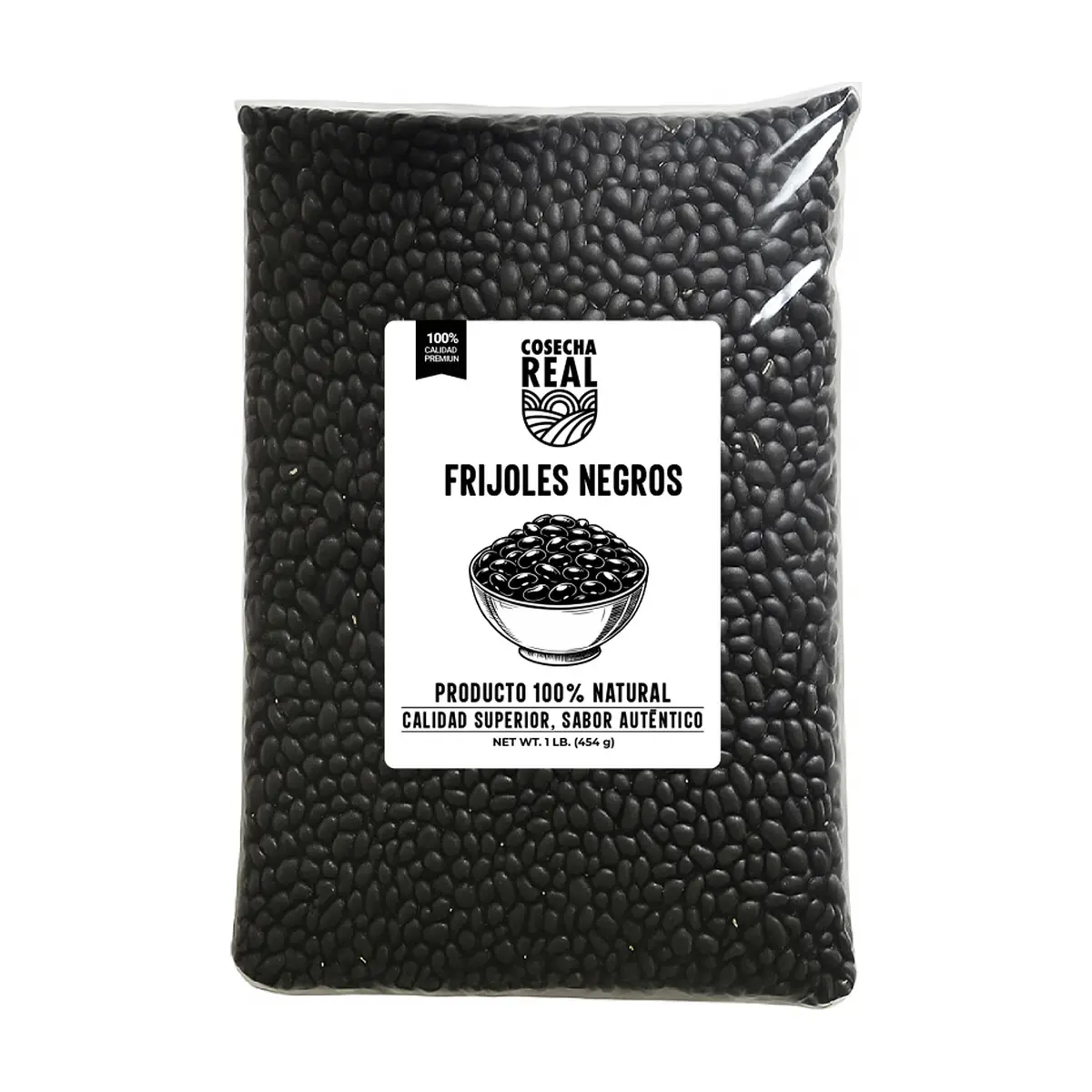 Frijoles negros Cosecha Real (454 g / 1 lb)
