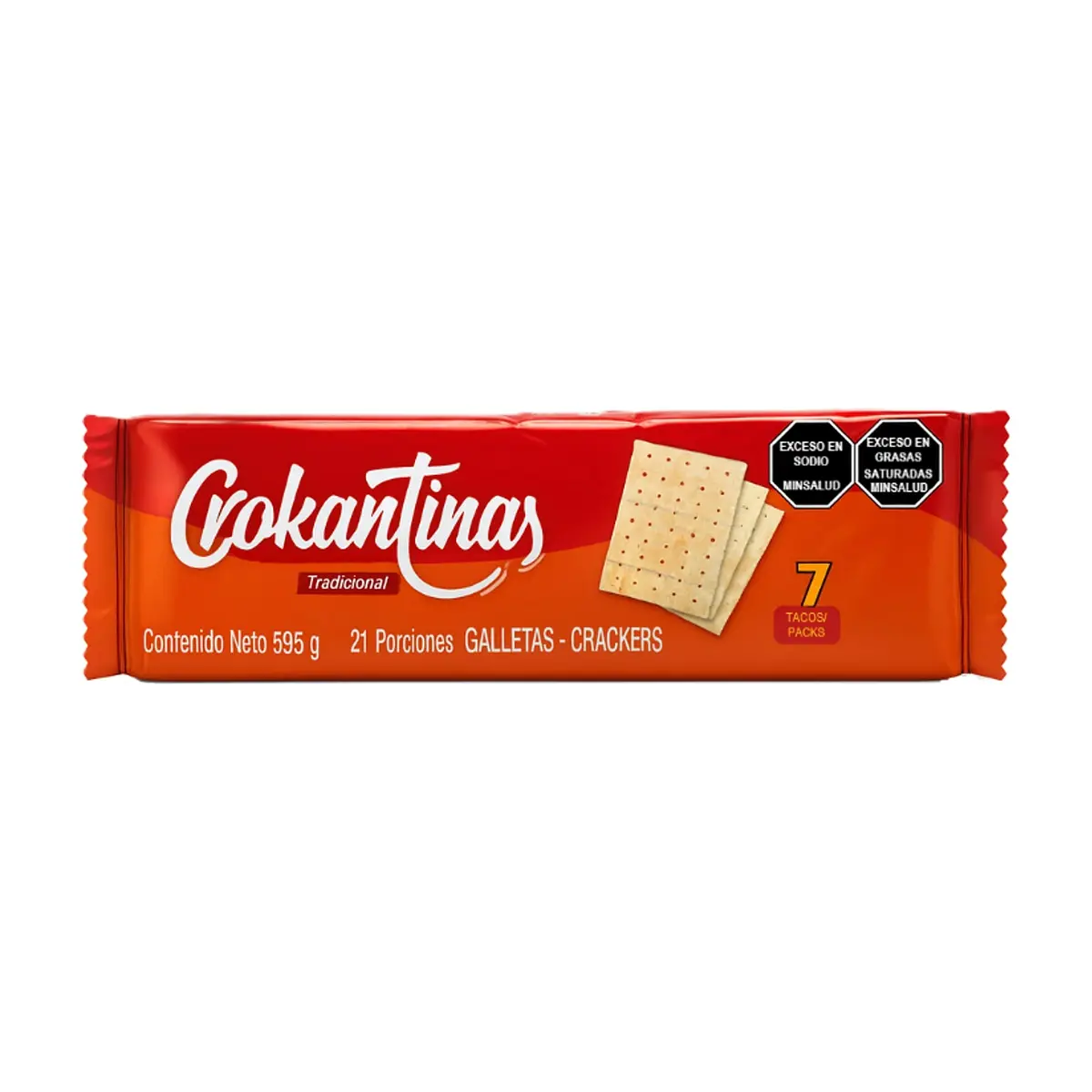 Galletas saladas Crokantinas (595 g / 1.31 lb)