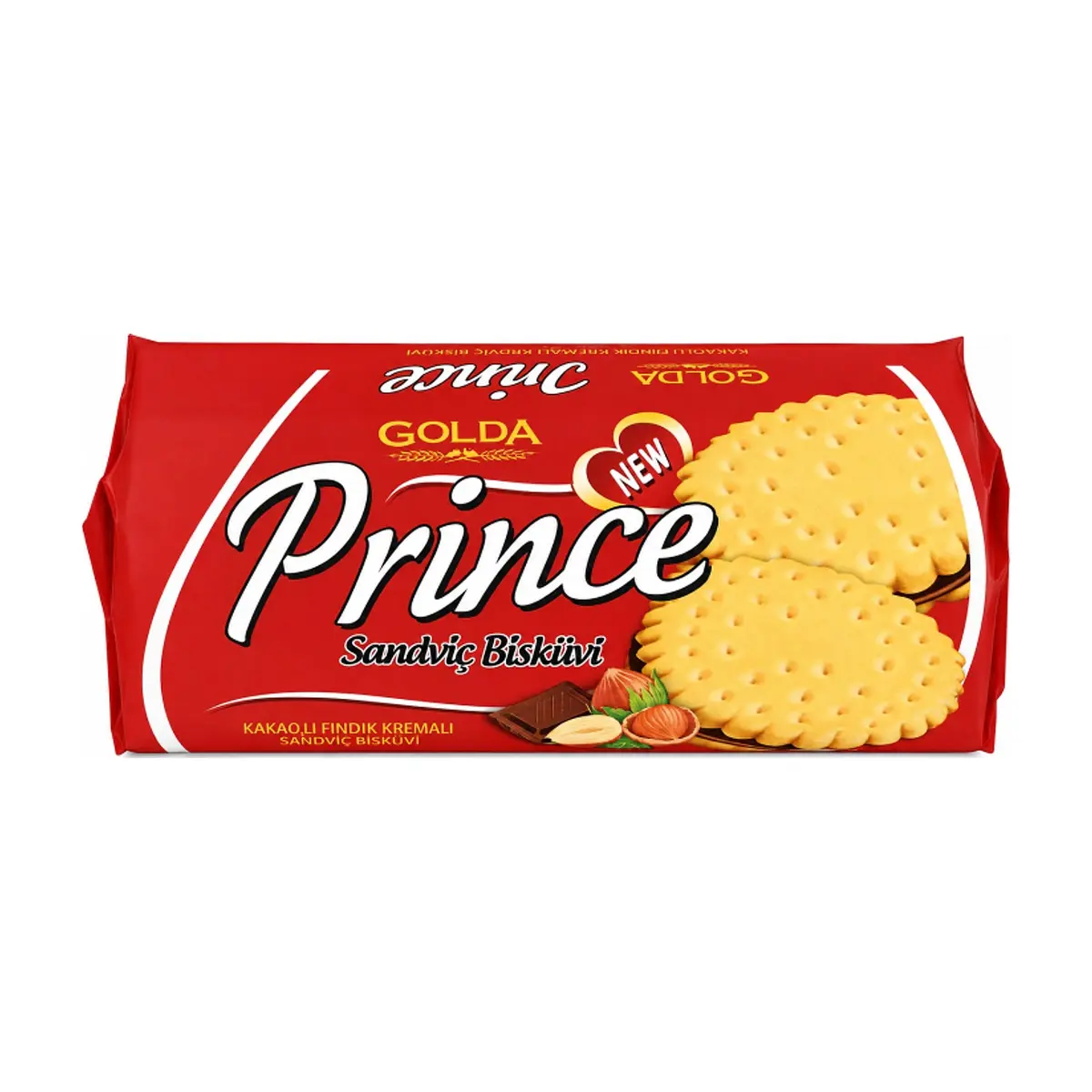 Galleta sándwich rellena con crema de cacao y avellanas Golda Prince (2 X 160 g / 5.64 oz) - Thumbnail 2