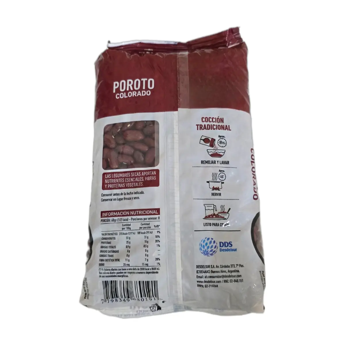 Frijoles colorados DDS Desdelsur (500 g / 1.10 lb) - Thumbnail 2