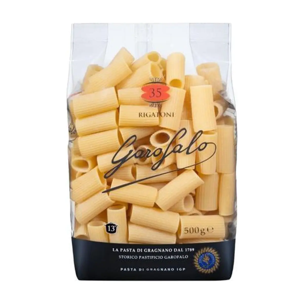 Pasta Corta Rigatoni No. 35 (500 gr) GAROFALO - Image 1