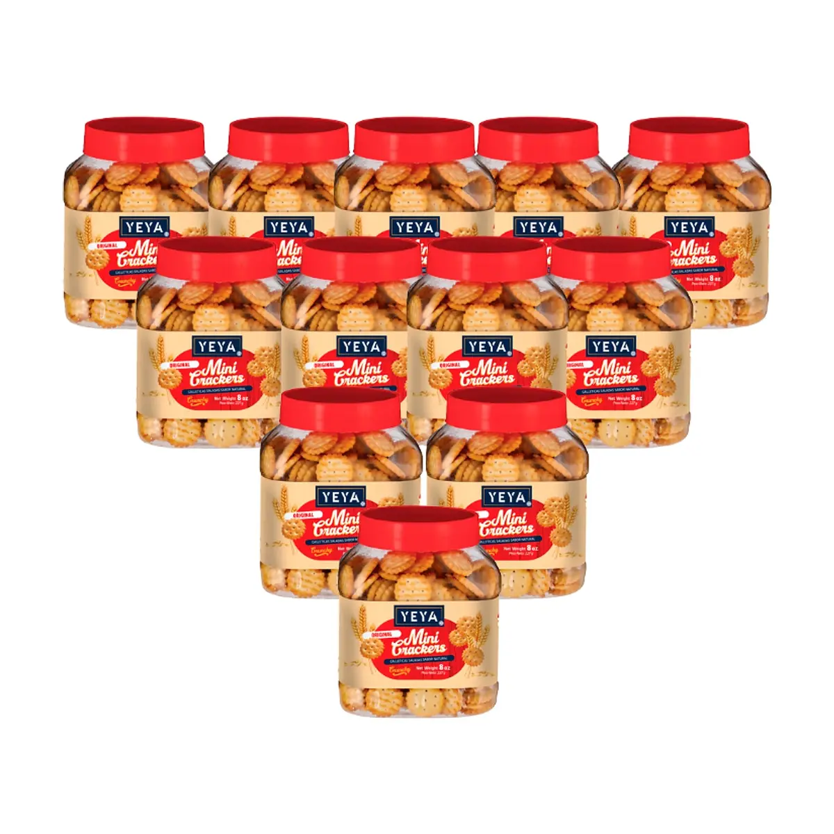 Galleticas saladas sabor original YEYA (12 x 227 g) - Imagen 1