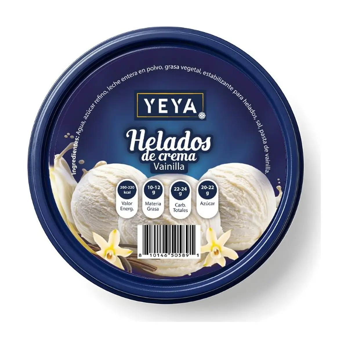 Helado de crema sabor a vainilla (1 L) - Thumbnail 3